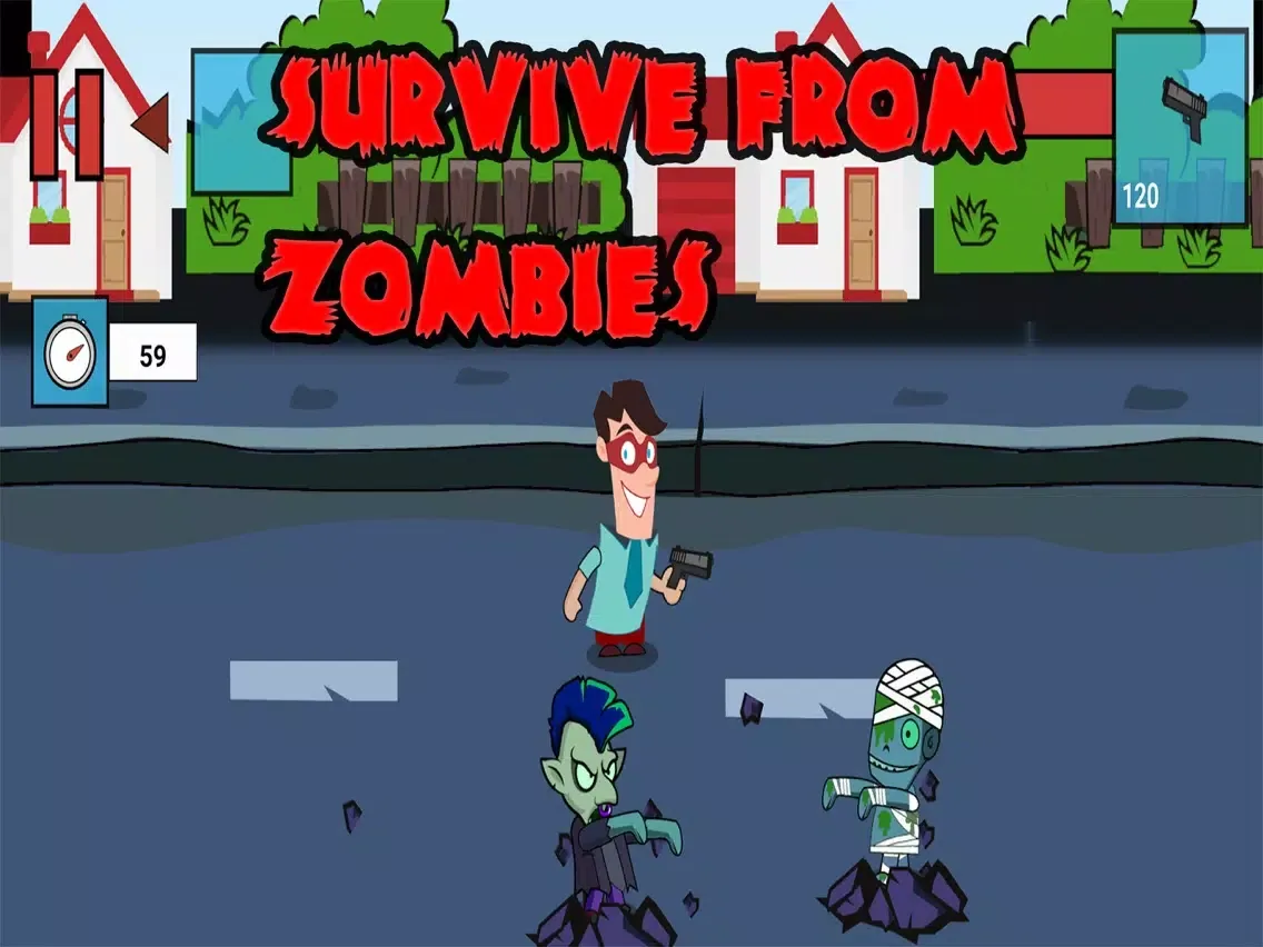 Zombie Attack In City Centre iPad 应用截图