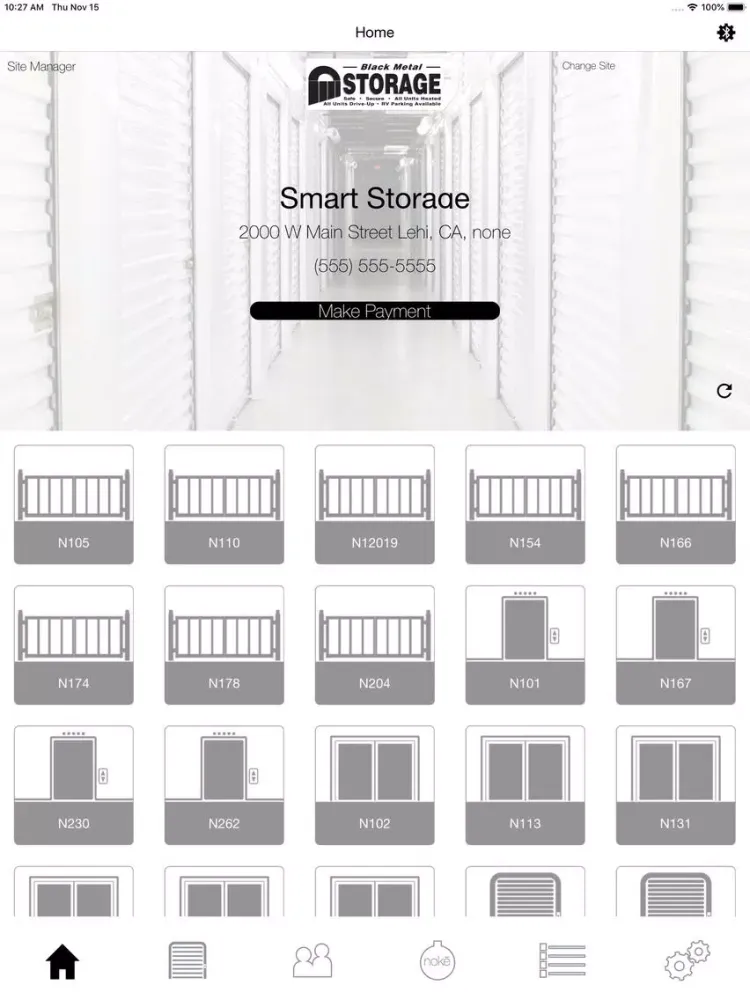 Zrzuty ekranu Black Metal Storage by Nokē iPad 