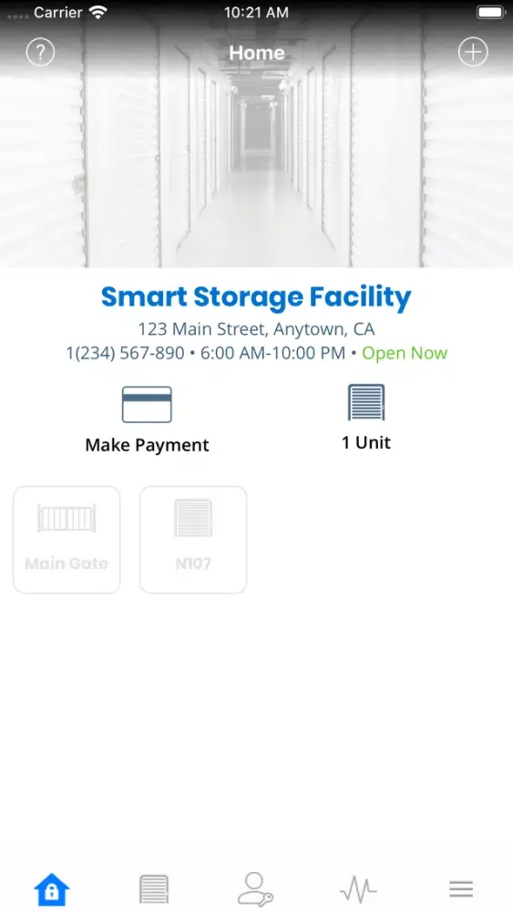 Ảnh chụp màn hình của Comfort Storage Access By Nokē
