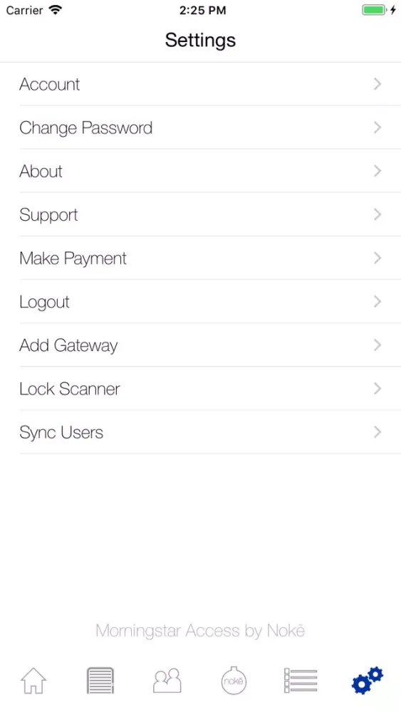 Capturas de pantalla de Morningstar Access by Nokē