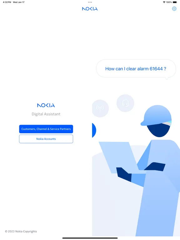 Nokia AI Digital Assistant iPad 스크린샷