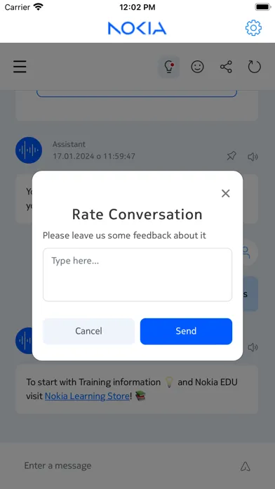 Nokia AI Digital Assistant 스크린샷