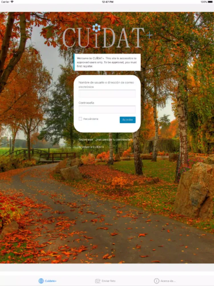 CuidatMas iPad  স্ক্রিনশট