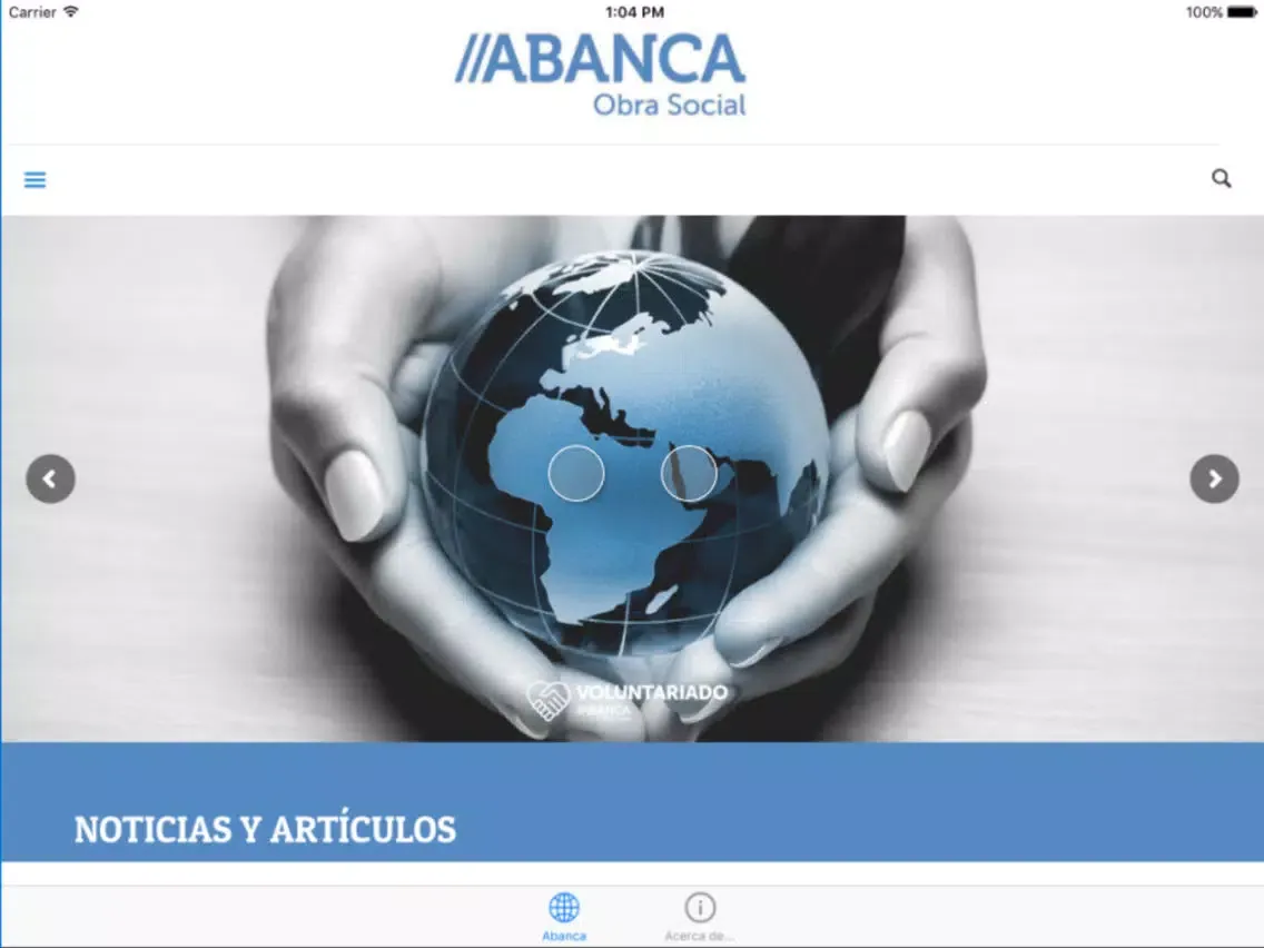 SoyVoluntarioAbanca iPad  Screenshots