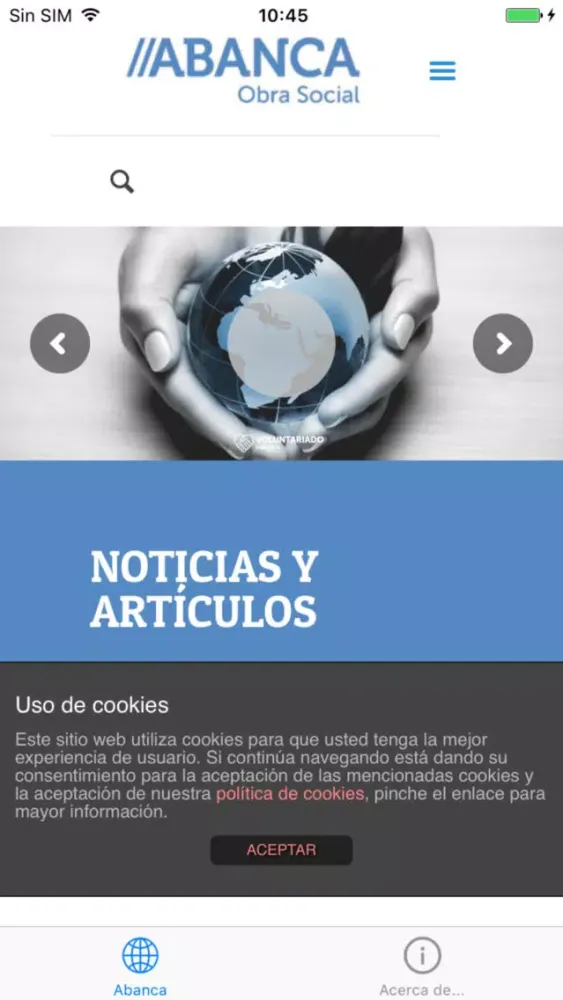 SoyVoluntarioAbanca Screenshots