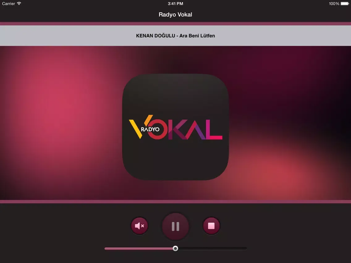 Captures d'écran de Radyo Vokal iPad 