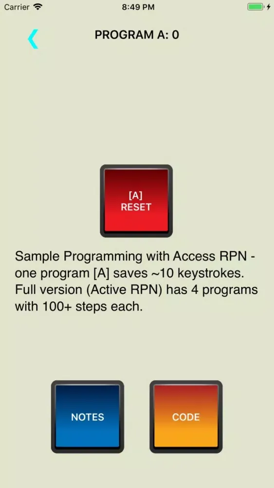 تصاویر Access RPN Calculator