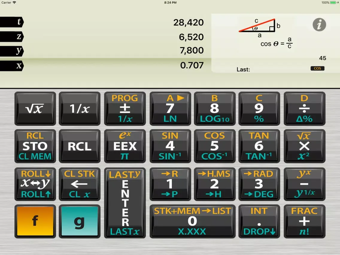 صور Active RPN Calculator iPad 