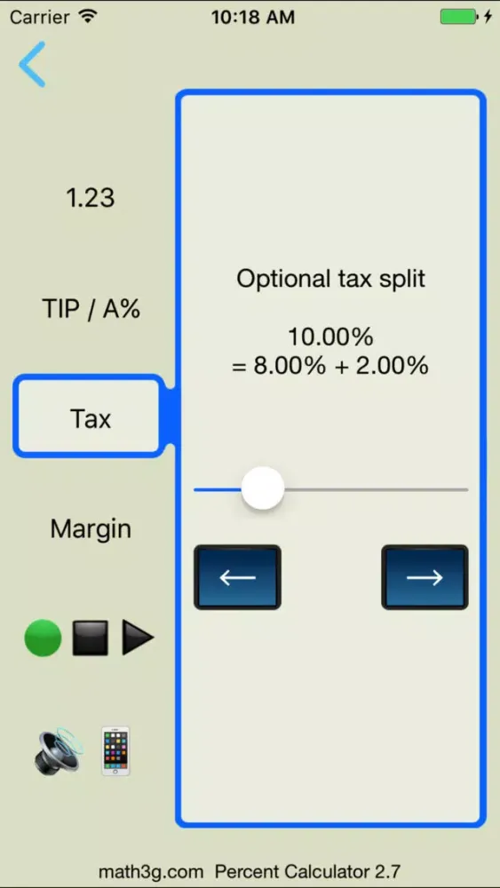 Percent Calculator Screenshots