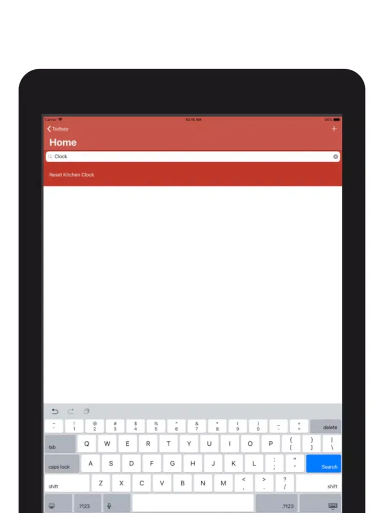 Todoey - A Simple TodoList iPad 應用截圖