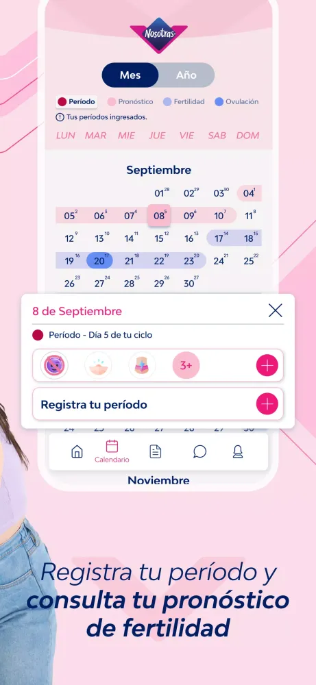 Nosotras V-App Screenshots