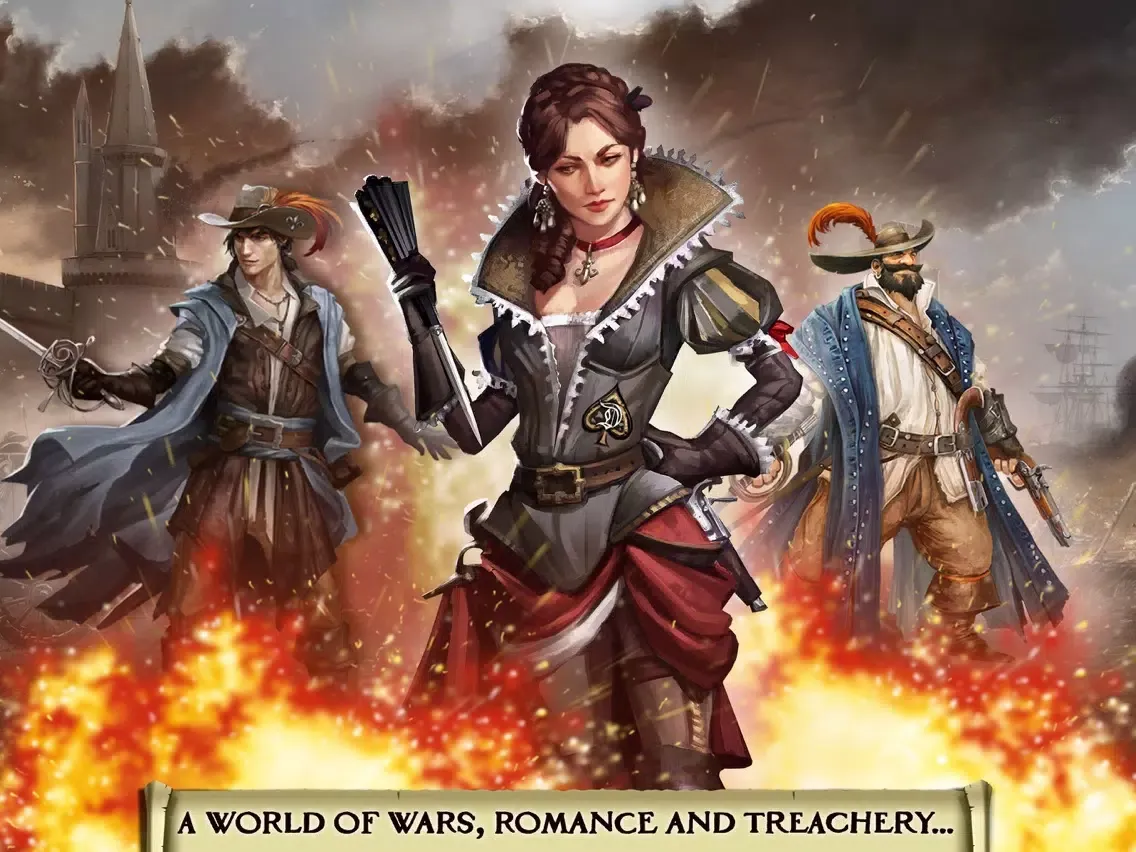 Screenshot di Musketeer Jack Blackjack Duels iPad 