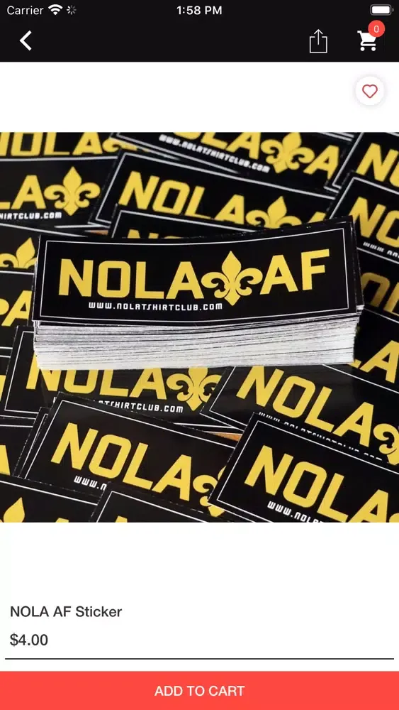 NOLA T-Shirt Club سکرین شاٹس