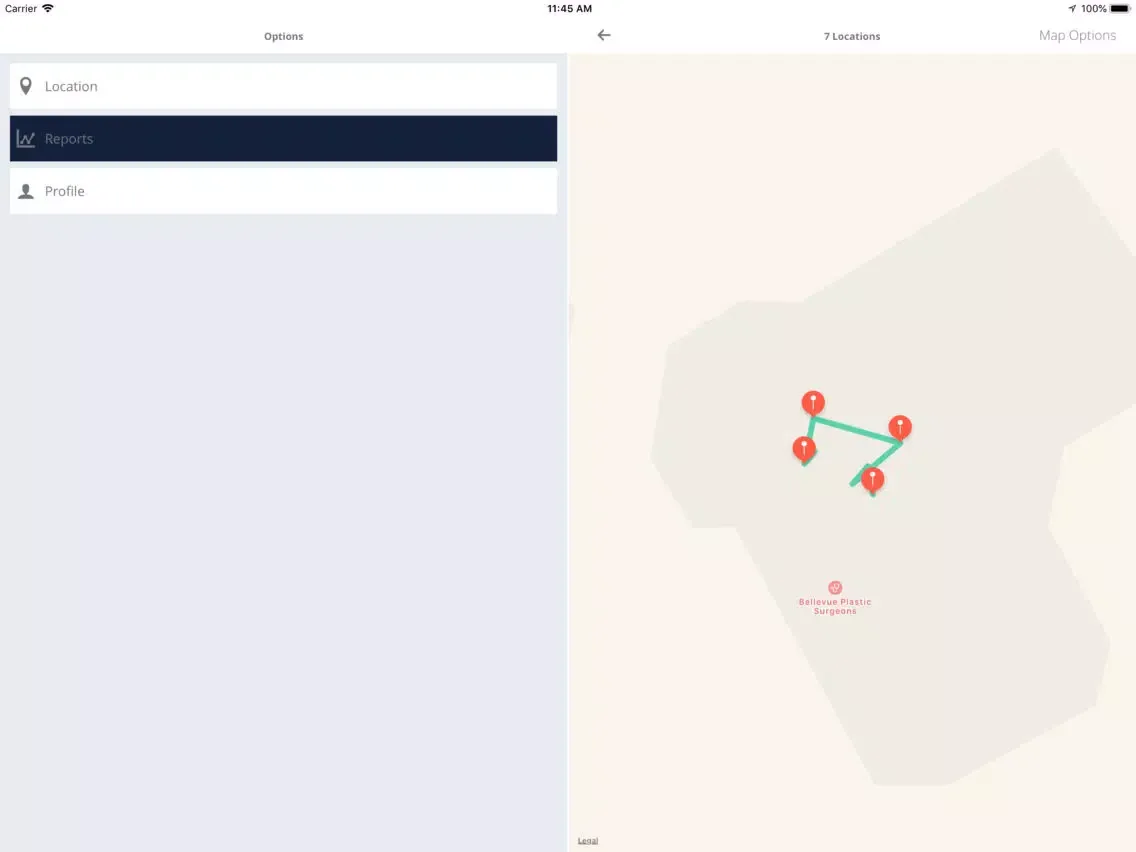 ภาพหน้าจอของ Nomad-Walk iPad 