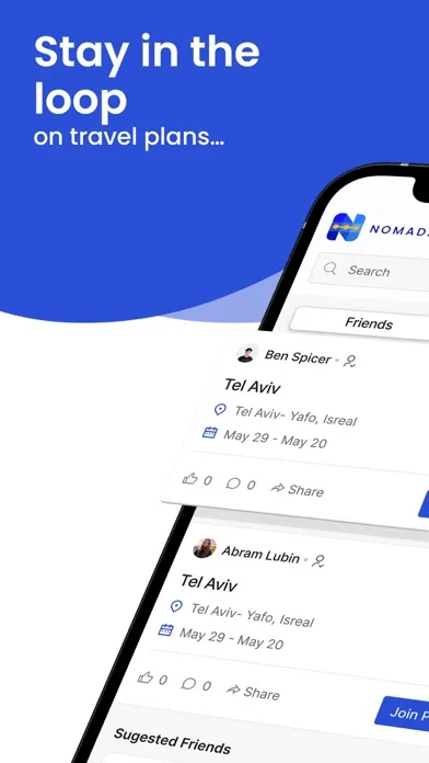 Nomadago: Your Travel Network স্ক্রিনশট