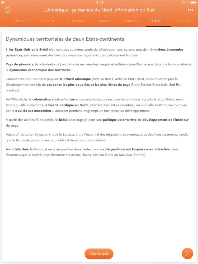 Captures d'écran de Bac L 2019: Révision, Cours iPad 