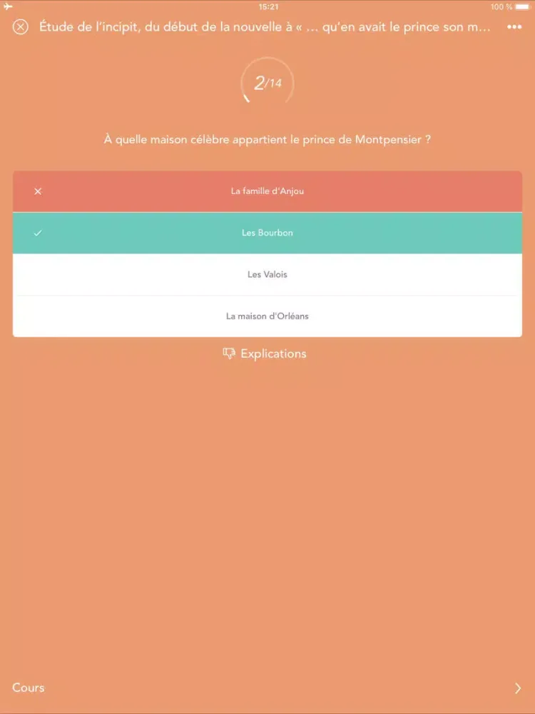 Captures d'écran de Bac L 2019: Révision, Cours iPad 