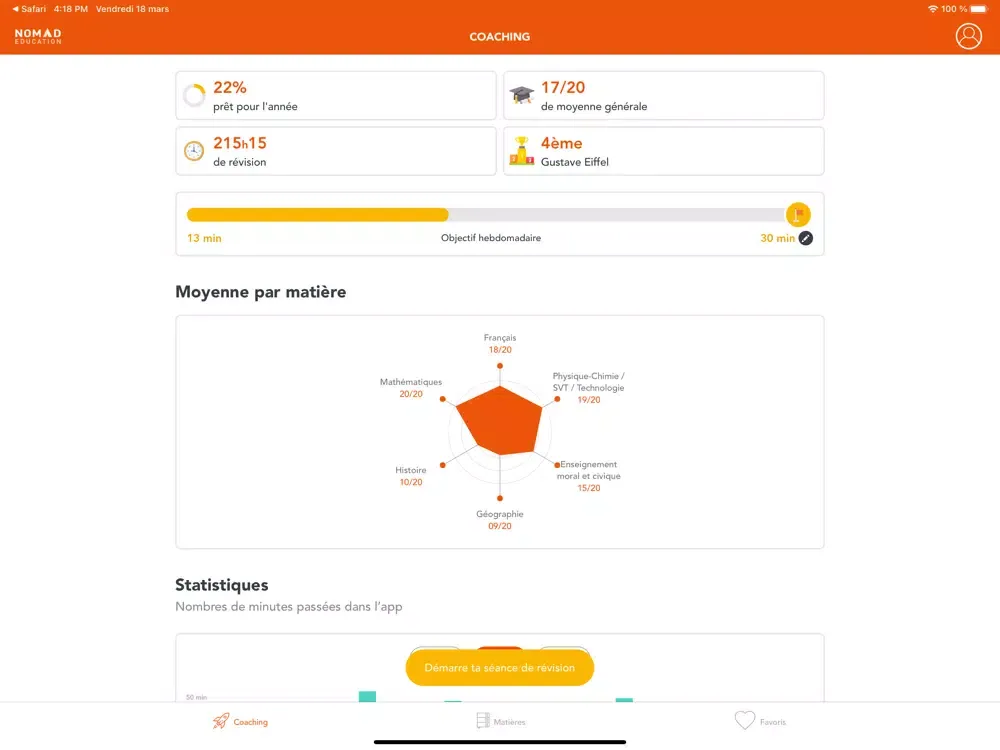 Aide à la réussite scolaire iPad  سکرین شاٹس