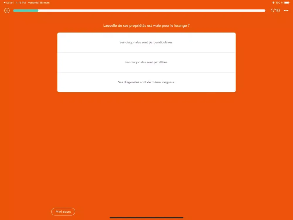 Aide à la réussite scolaire iPad  سکرین شاٹس