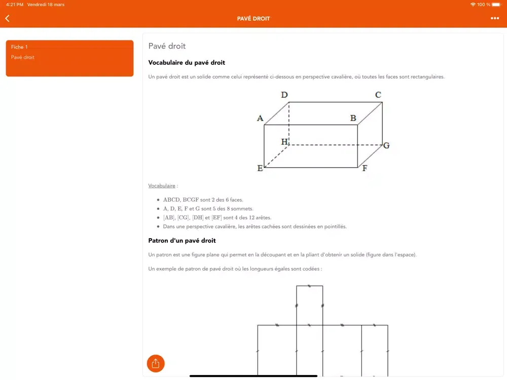 Aide à la réussite scolaire iPad  سکرین شاٹس