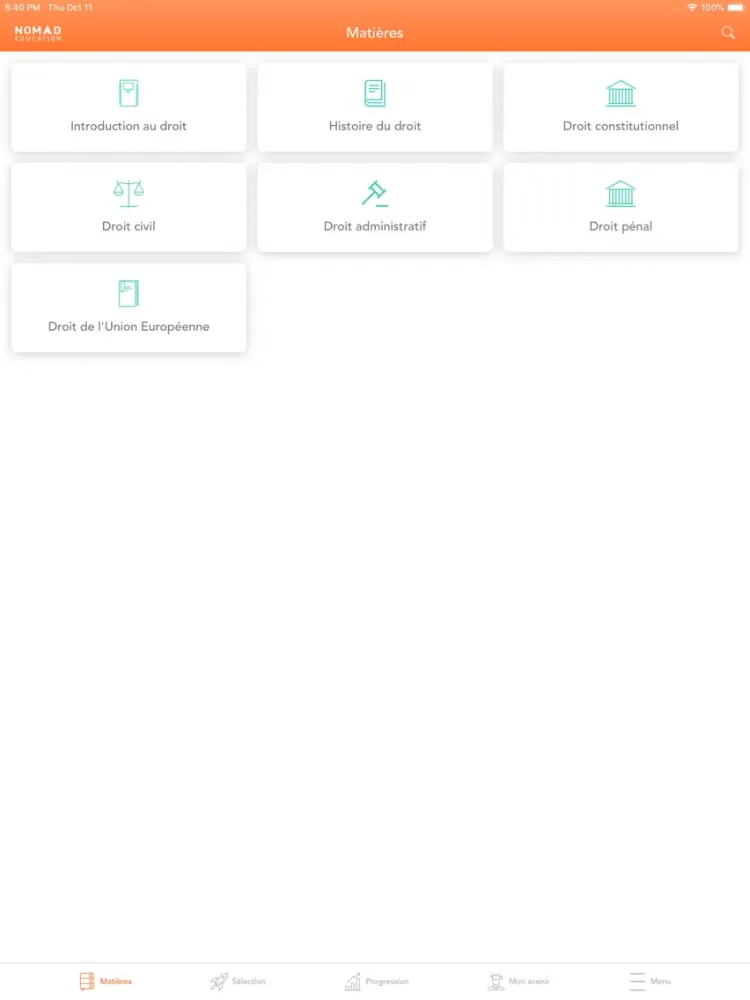 Tangkapan layar Licence Droit: Révision L1-L3 iPad 