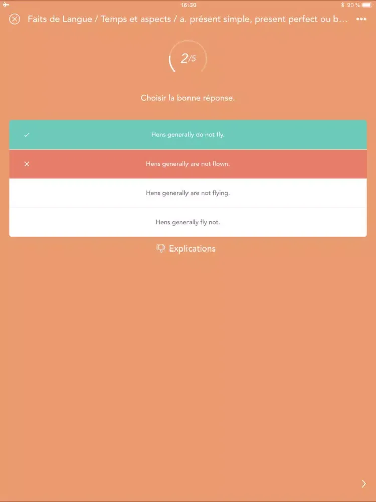 Licences LEA & InfoCom L1 - L3 iPad  Screenshots