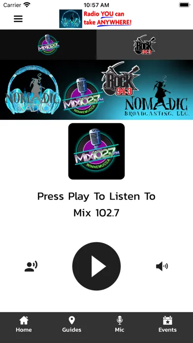 Nomadic Radio Screenshots