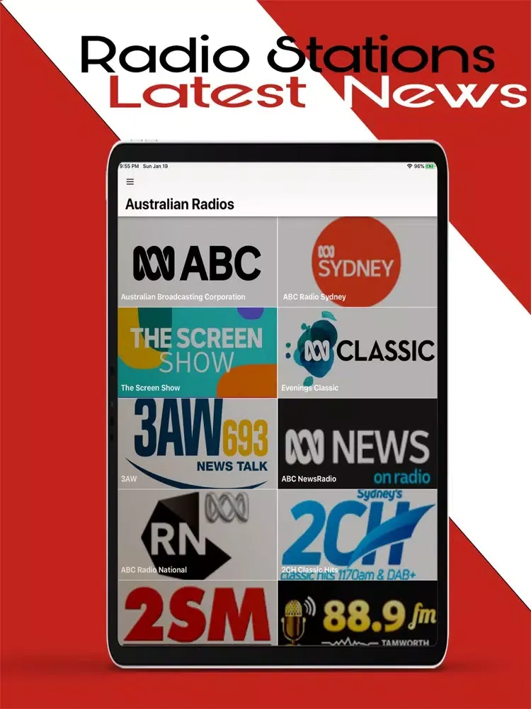 Screenshot di Australia Press : News, Radios iPad 