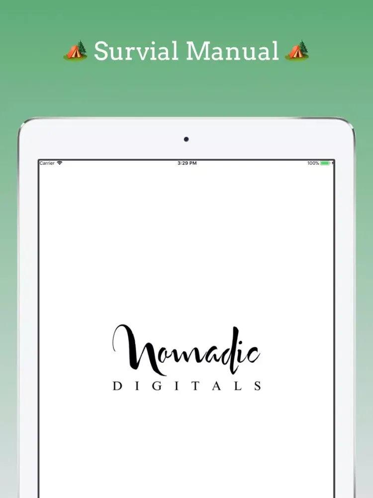 تصاویر Survival Manual iPad 