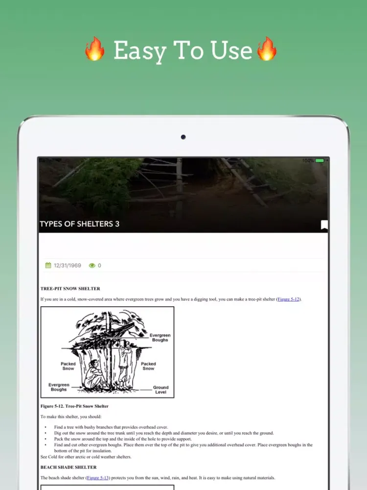 تصاویر Survival Manual iPad 