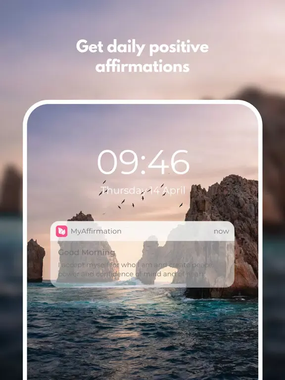 MyAffirmation iPad  स्क्रीनशॉट