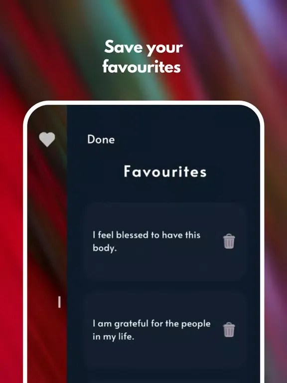 MyAffirmation iPad  स्क्रीनशॉट