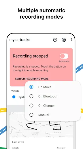 Zrzuty ekranu GPS Location & Mileage Tracker