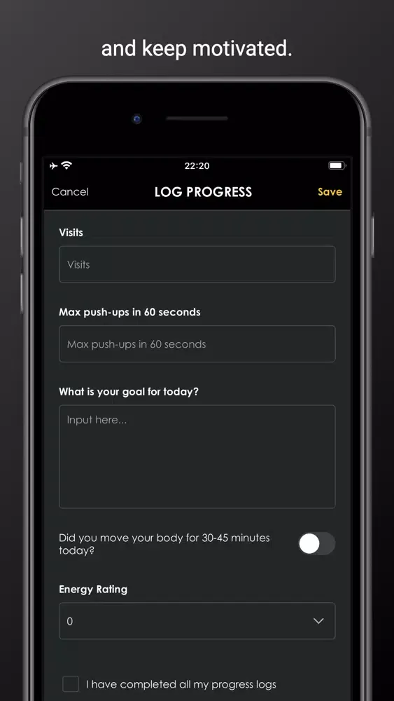 MasterFit سکرین شاٹس