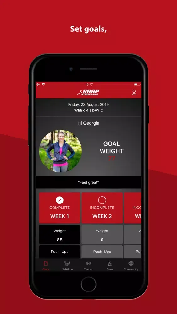 Snap Fitness Challenge Ekran Görüntüleri