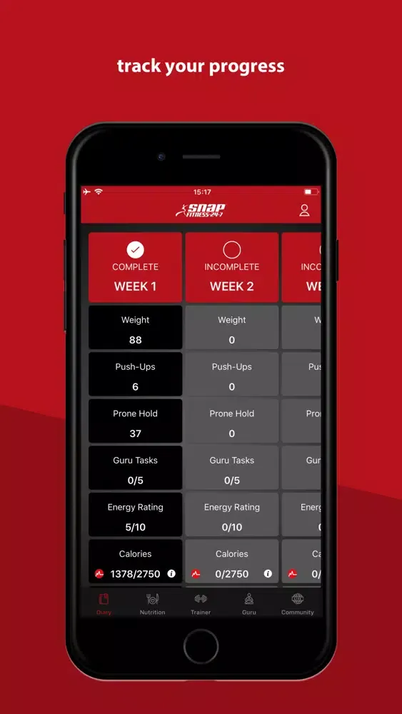 Snap Fitness Challenge Ekran Görüntüleri