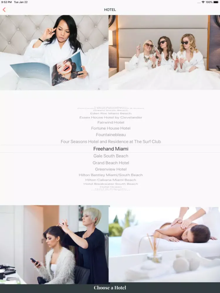 NOMI Beauty - Beauty Services iPad 應用截圖