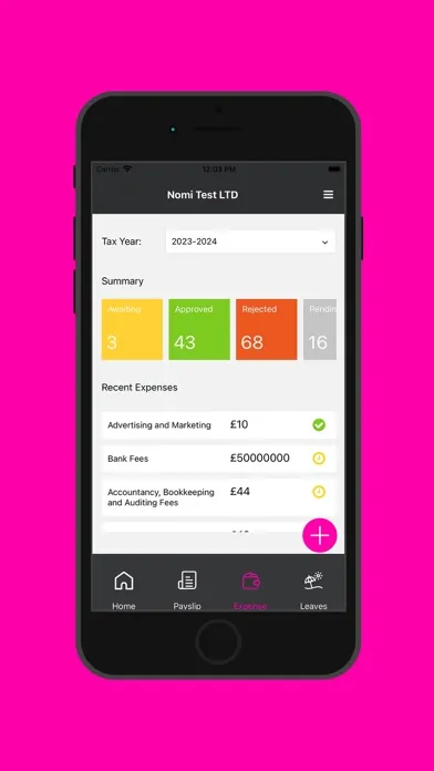 Nomi Payroll 스크린샷