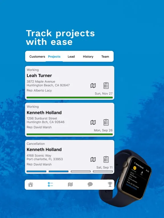 Capturas de pantalla de Prospect Pro+ iPad 