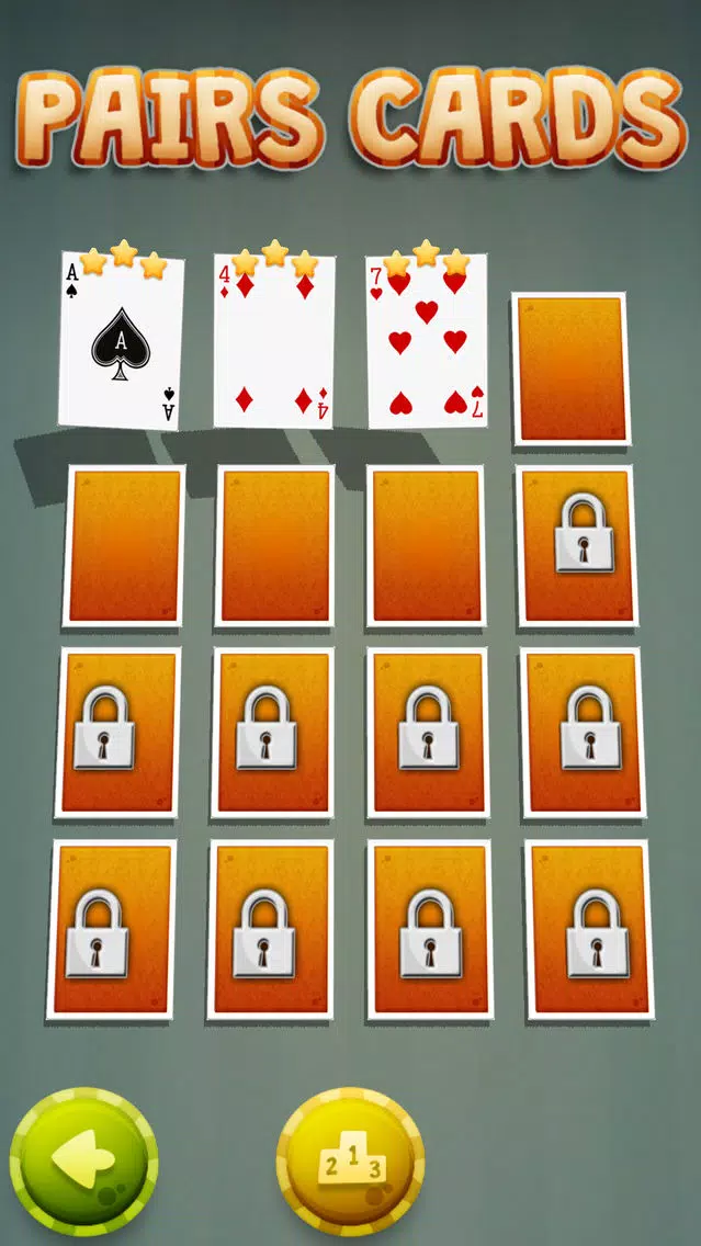 Zrzuty ekranu Pairs Card Match