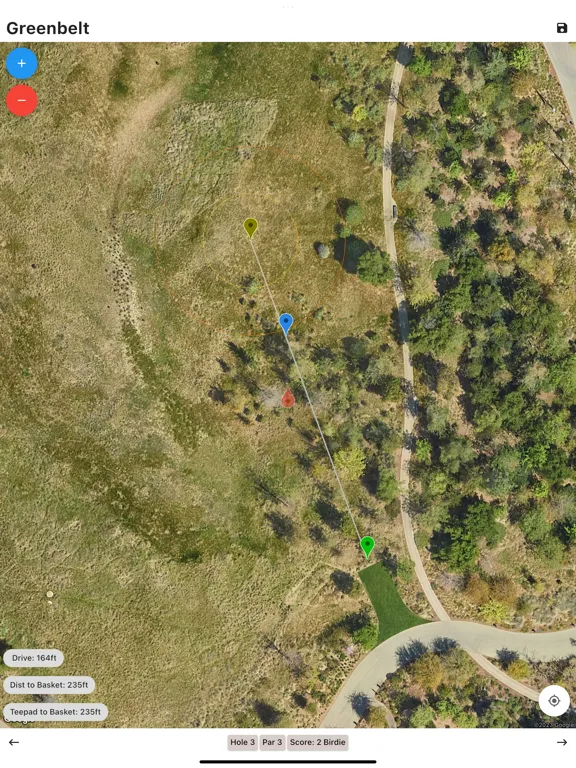 Скриншоты Disc Golf Performance Tracker iPad 