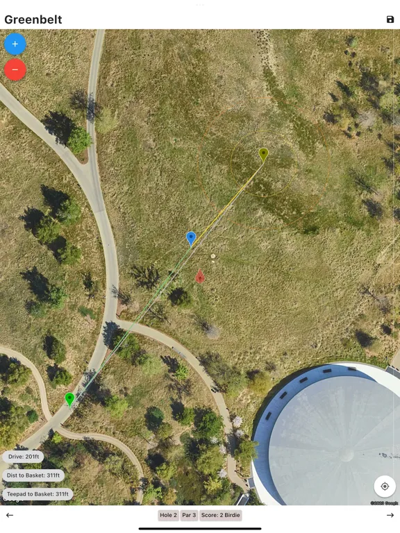 Скриншоты Disc Golf Performance Tracker iPad 