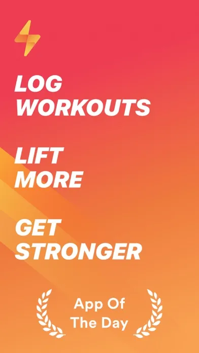 Zrzuty ekranu Bolt – Workout & Strength Log
