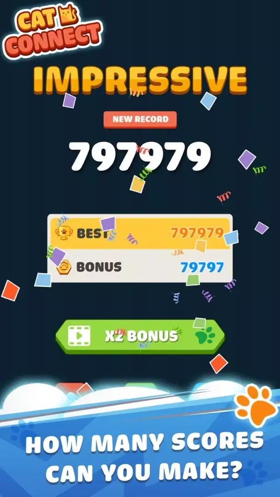 Capturas de pantalla de Cat Cell Connect - Hexa Blocks