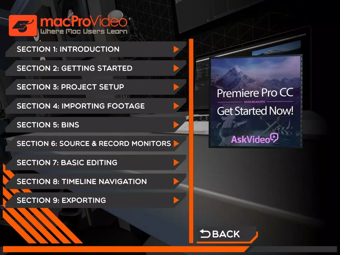 Zrzuty ekranu Start Course For Premiere Pro iPad 