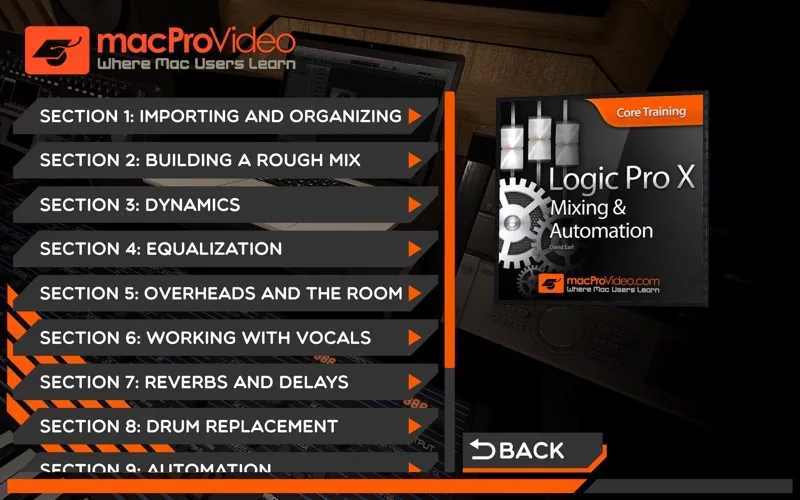 Capturas de pantalla de Mixing Course For Logic Pro X