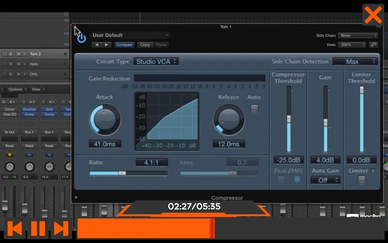Capturas de pantalla de Mixing Course For Logic Pro X