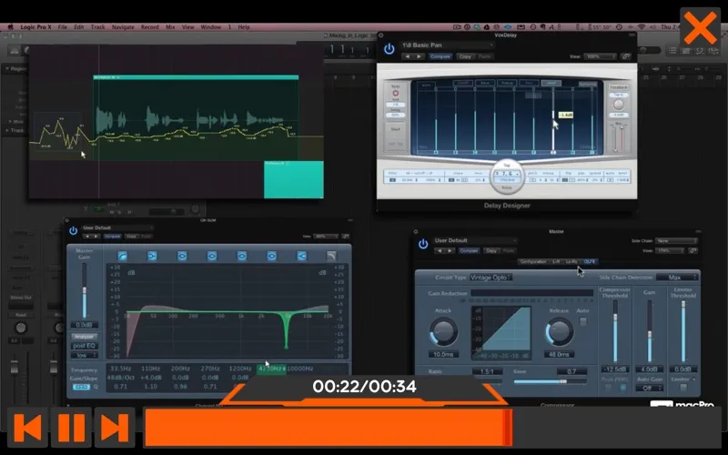 Capturas de pantalla de Mixing Course For Logic Pro X