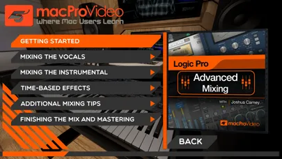 Ảnh chụp màn hình của Adv Mixing Guide for Logic Pro