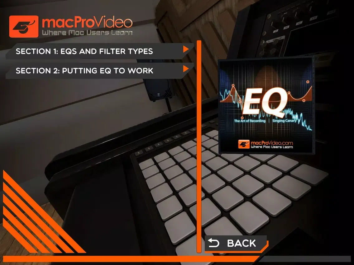 Capturas de tela do Art of Audio Recording EQ 203 iPad 
